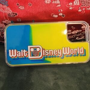 Walt disney world retro neon liquid Iphone 12/12pro case
